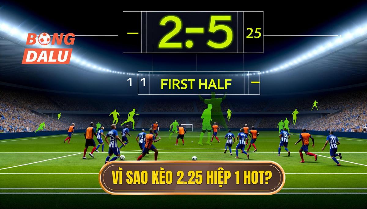 Vì sao kèo tài xỉu 2.25 hiệp 1 được ưa chuộng_