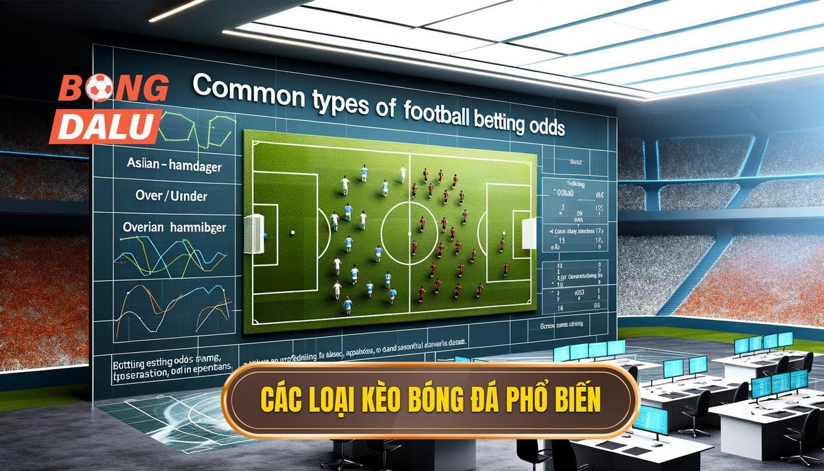 Các loại kèo bóng đá phổ biến hiện nay
