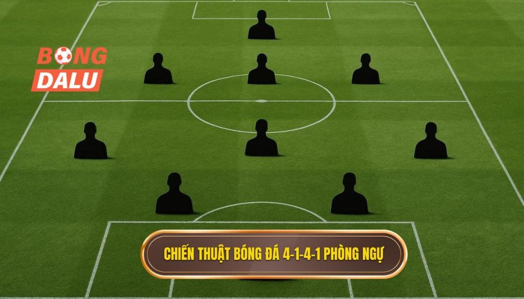 Chiến thuật bóng đá 4-1-4-1 phòng ngự