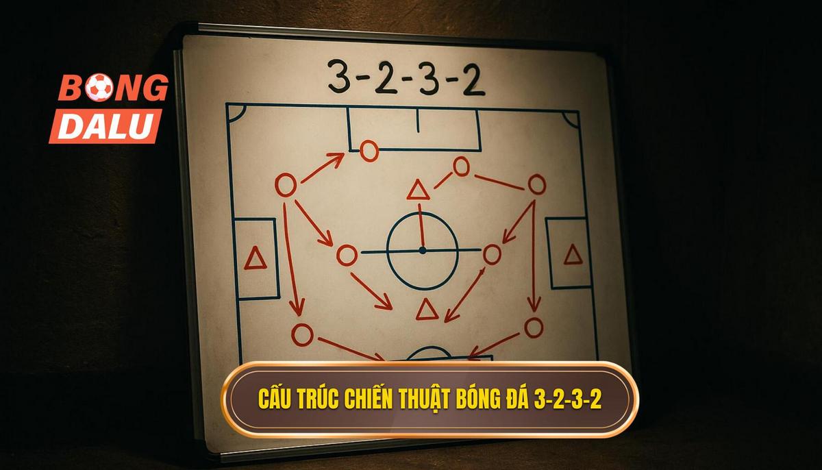 Nền tảng cấu trúc của Chiến thuật bóng đá 3-2-3-2