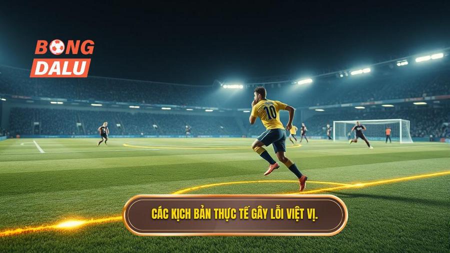 2. Các kịch bản thực tế gây lỗi việt vị.