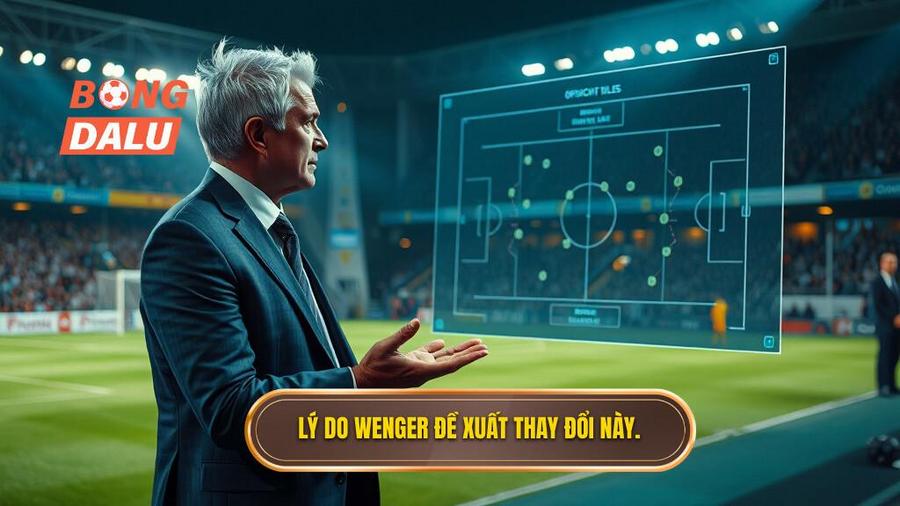 2. Lý do Wenger đề xuất thay đổi này.