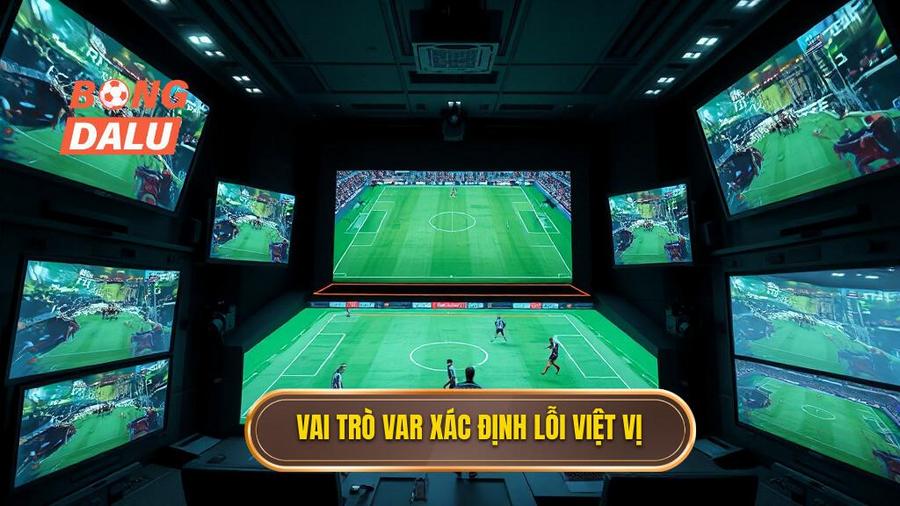 3. Vai trò VAR xác định lỗi việt vị