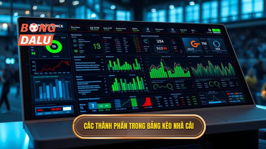 Các thành phần trong bảng kèo nhà cái