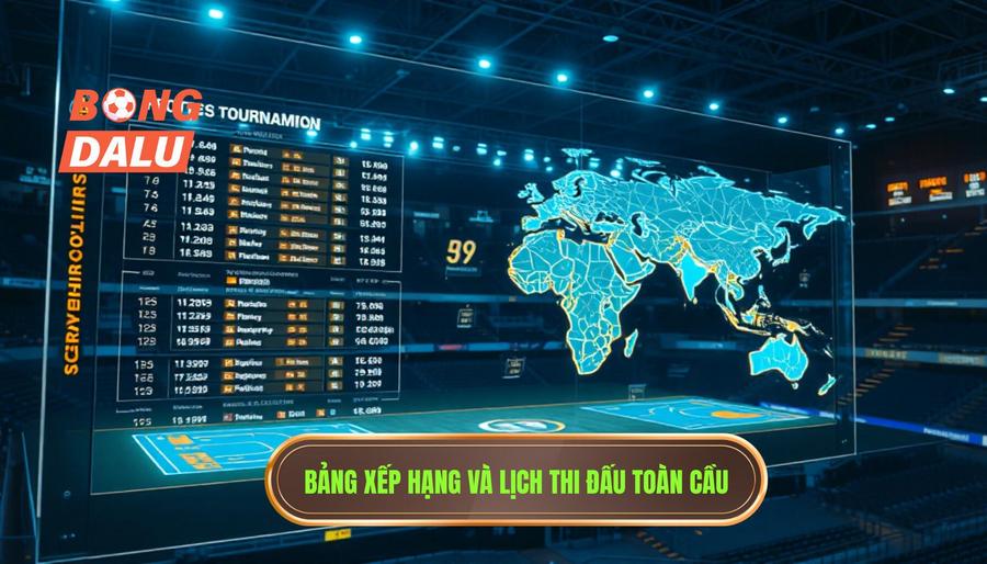 3. Bảng xếp hạng và Lịch thi đấu toàn cầu 3. Bảng xếp hạng và Lịch thi đấu toàn cầu